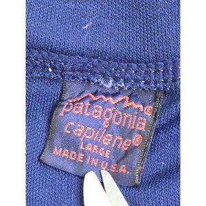 Rare Vtg Patagonia Capilene L Large Base Layer Outdoor‎ USA Hiking Fishing